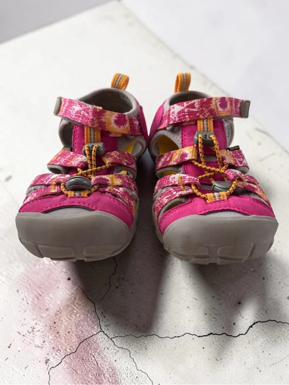 KEEN Girls Youth Size 1 Pink Newport H2 Water Hiking Sandals